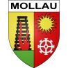 Stickers coat of arms Mollau adhesive sticker