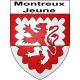 Montreux-Jeune 68 ville sticker blason écusson autocollant adhésif