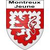 Montreux-Jeune Sticker wappen, gelsenkirchen, augsburg, klebender aufkleber