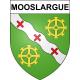 Mooslargue 68 ville sticker blason écusson autocollant adhésif