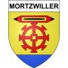 Mortzwiller 68 ville sticker blason écusson autocollant adhésif