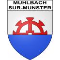 Muhlbach-sur-Munster Sticker wappen, gelsenkirchen, augsburg, klebender aufkleber