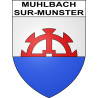 Muhlbach-sur-Munster Sticker wappen, gelsenkirchen, augsburg, klebender aufkleber
