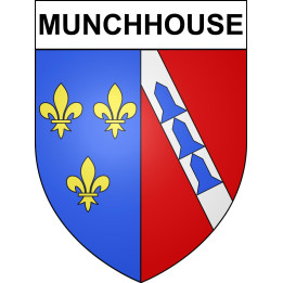 Munchhouse Sticker wappen, gelsenkirchen, augsburg, klebender aufkleber