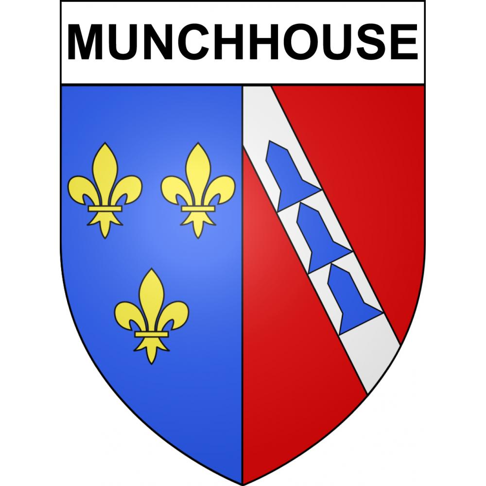 Stickers coat of arms Munchhouse adhesive sticker