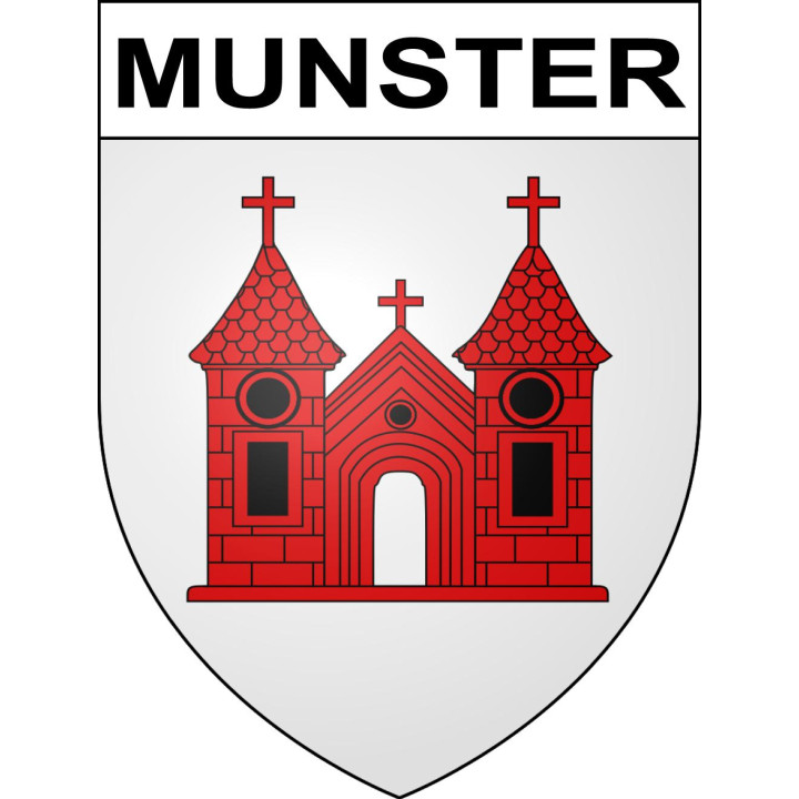 Pegatinas escudo de armas de Munster adhesivo de la etiqueta engomada