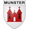 Munster 68 ville sticker blason écusson autocollant adhésif