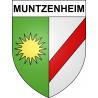 Stickers coat of arms Muntzenheim adhesive sticker