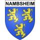 Nambsheim Sticker wappen, gelsenkirchen, augsburg, klebender aufkleber