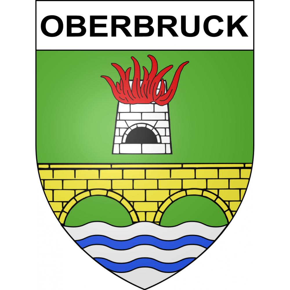 Oberbruck Sticker wappen, gelsenkirchen, augsburg, klebender aufkleber