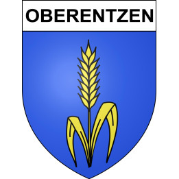 Pegatinas escudo de armas de Oberentzen adhesivo de la etiqueta engomada