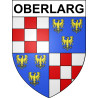 Pegatinas escudo de armas de Oberlarg adhesivo de la etiqueta engomada