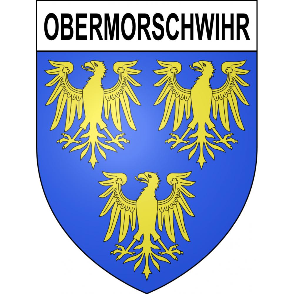 Adesivi stemma Obermorschwihr adesivo