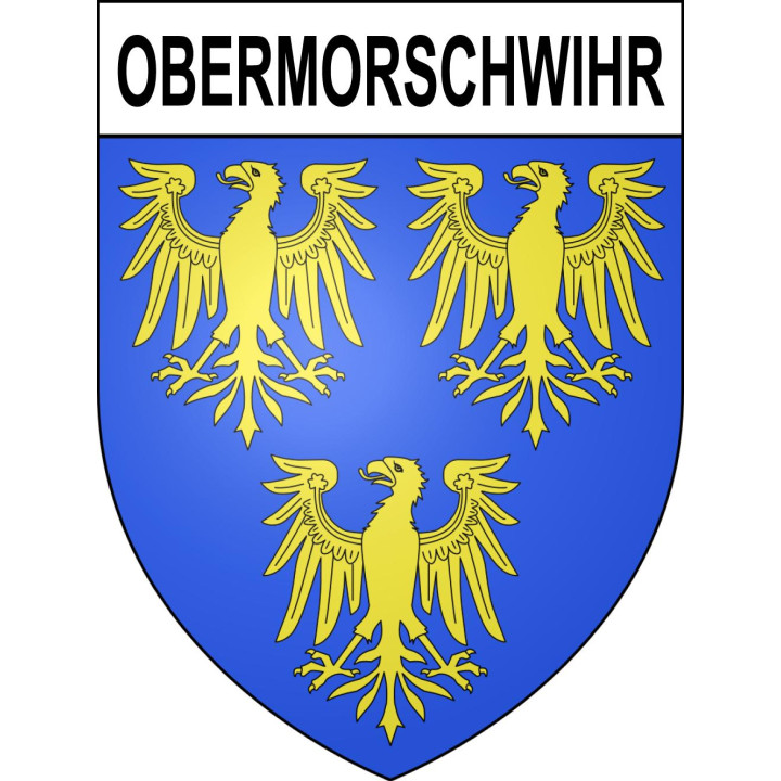Obermorschwihr Sticker wappen, gelsenkirchen, augsburg, klebender aufkleber
