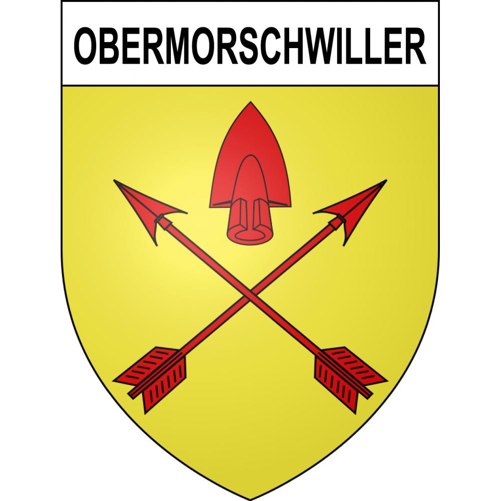 Stickers coat of arms Obermorschwiller adhesive sticker