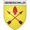 Obermorschwiller Sticker wappen, gelsenkirchen, augsburg, klebender aufkleber