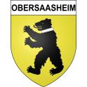 Stickers coat of arms Obersaasheim adhesive sticker