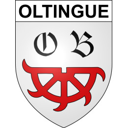 Oltingue Sticker wappen, gelsenkirchen, augsburg, klebender aufkleber