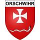 Orschwihr 68 ville sticker blason écusson autocollant adhésif