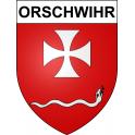 Stickers coat of arms Orschwihr adhesive sticker