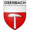 Osenbach Sticker wappen, gelsenkirchen, augsburg, klebender aufkleber