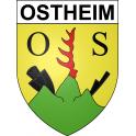 Ostheim Sticker wappen, gelsenkirchen, augsburg, klebender aufkleber