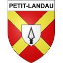 Stickers coat of arms Petit-Landau adhesive sticker