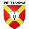Petit-Landau Sticker wappen, gelsenkirchen, augsburg, klebender aufkleber