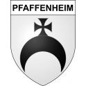 Pegatinas escudo de armas de Pfaffenheim adhesivo de la etiqueta engomada