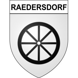 Raedersdorf Sticker wappen, gelsenkirchen, augsburg, klebender aufkleber