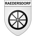 Raedersdorf 68 ville sticker blason écusson autocollant adhésif
