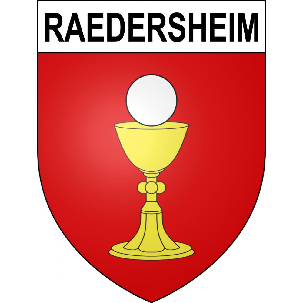 Pegatinas escudo de armas de Raedersheim adhesivo de la etiqueta engomada