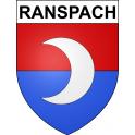 Pegatinas escudo de armas de Ranspach adhesivo de la etiqueta engomada