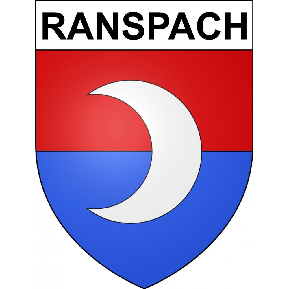 Ranspach Sticker wappen, gelsenkirchen, augsburg, klebender aufkleber