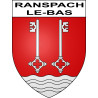 Ranspach-le-Bas Sticker wappen, gelsenkirchen, augsburg, klebender aufkleber