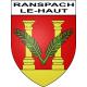 Stickers coat of arms Ranspach-le-Haut adhesive sticker