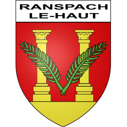 Stickers coat of arms Ranspach-le-Haut adhesive sticker