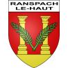 Ranspach-le-Haut Sticker wappen, gelsenkirchen, augsburg, klebender aufkleber