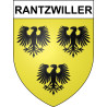 Stickers coat of arms Rantzwiller adhesive sticker