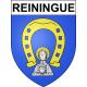 Reiningue 68 ville sticker blason écusson autocollant adhésif