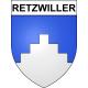 Retzwiller 68 ville sticker blason écusson autocollant adhésif