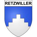 Retzwiller Sticker wappen, gelsenkirchen, augsburg, klebender aufkleber