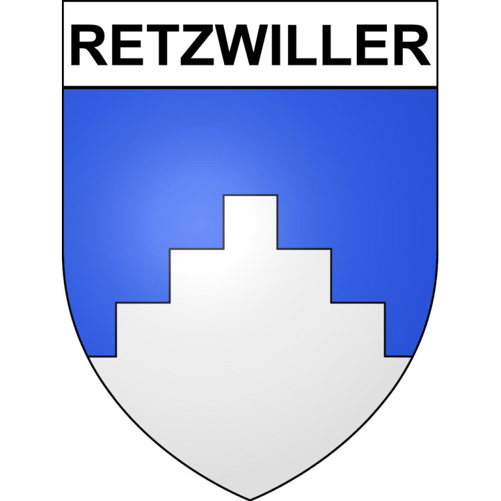 Retzwiller 68 ville sticker blason écusson autocollant adhésif