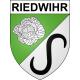 Riedwihr 68 ville sticker blason écusson autocollant adhésif