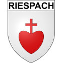 Riespach 68 ville sticker blason écusson autocollant adhésif