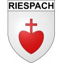 Stickers coat of arms Riespach adhesive sticker