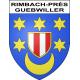 Pegatinas escudo de armas de Rimbach-près-Guebwiller adhesivo de la etiqueta engomada