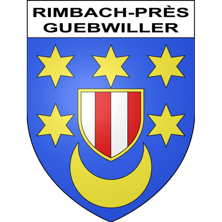 Stickers coat of arms Rimbach-près-Guebwiller adhesive sticker