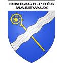 Rimbach-près-Masevaux 68 ville sticker blason écusson autocollant adhésif