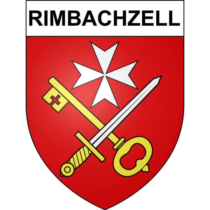 Rimbachzell Sticker wappen, gelsenkirchen, augsburg, klebender aufkleber